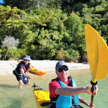Kayaker Launching