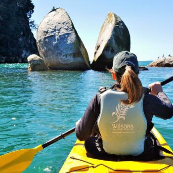 Kayak to Split Apple Rock