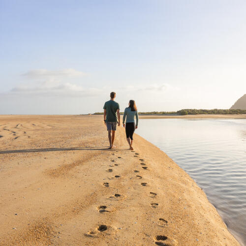 Awaroa Sunrise Beach Walk