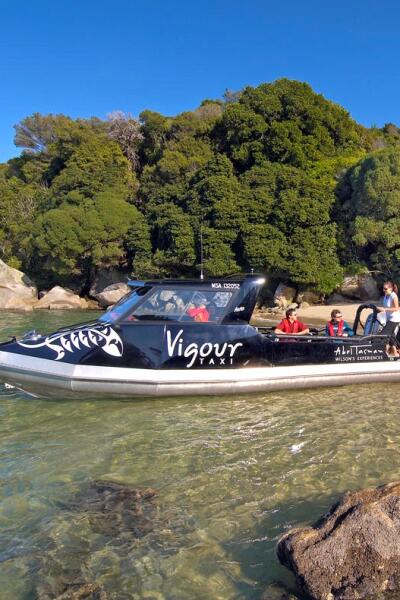 Vigour Water Taxi Beach Stops
